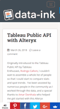 Mobile Screenshot of data-ink.com
