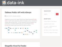 Tablet Screenshot of data-ink.com